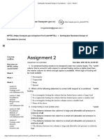 Earthquake Resistant Design of Foundations - Unit 4 - Week 2