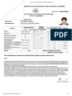 HARIS Intermediate Result Card