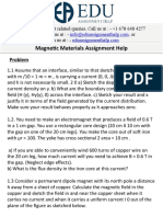 Magnetic Materials Assignment Help