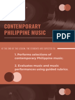 Contemporary Philippine Music: Quarter Iii - Week 2