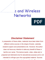 Mobile and Wireless Networks