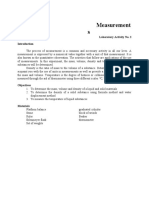 LAB ACT 2 Measurements