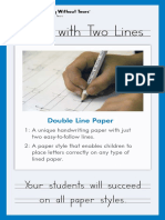 Start With Two Lines: Your Students Will Succeed On All Paper Styles