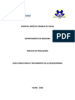 Guía Clínica para El Tratamiento de La Esquizofrenia