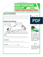 Movimiento Rectilíneo Uniforme para Primero de Secundaria