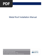 Metal Roof Installation Manual: Chapter 6: Roof Deck Substructures