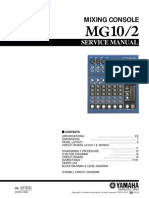 Service Manual: Mixing Console