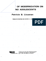 The Impact of Modernization On Fil. Adolescents