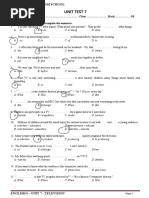 Unit Test 7