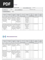 IOSH - Project Risk Assessment