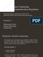 Slide Hukum Siber Kel 4 - Distance Contracting - Telecommunication Regulation