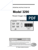 Model 3290: Percent Oxygen Analyzer