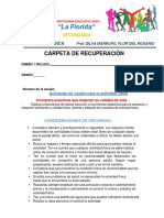 Carpeta de Recuperación Educación Física 4° - 2022