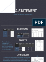 Area Statement and Concept