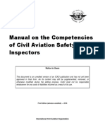 Doc.10070-En Manual On The Competencies of Civil Aviation Safety Inspectors