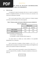 Distancia Entre Juntas de N Recomendaciones para Muros de Carga y de Cerramiento