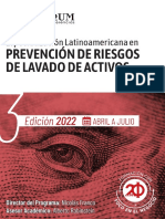 ESPECIALIZACION Latinoamericana en PREVENCION de Riesgo LA FORUM 2022