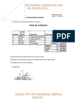 Cotización de Materiales Ferreteria Edifica