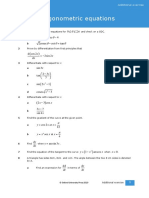 6.5 Trigonometric Equations: 2cosec Cot Tan