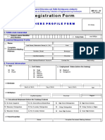 TESDA Registration Form