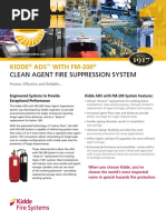 Kidde ADS With FM-200: Clean Agent Fire Suppression System