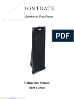 Tall Speaker Manual