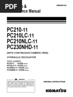 PC210LC 11 Operators Manual