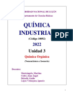 Unidad 3 QI 2022 Compuestos Organicos Nomenclatura e Isomeria - Teoria y Ejercicios