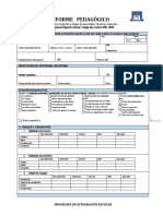 Formato Informe Pedagógico 2022