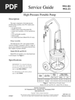 Service Guide: High-Pressure Portable Pump