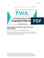 Getting Started With PWA