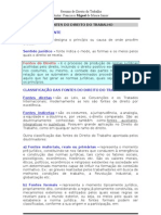 Miguel - Direito Do Trabalho - Fontes Do Direito Do Trabalho