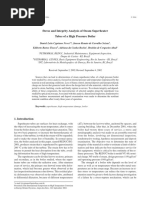 Stress and Integrity Analysis of Steam Superheater - 19342