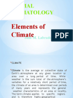 Animal Climatology: Elements of Climate