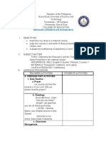 Detailed Lesson Plan in English 9: A. Preparatory Activities 1. Daily Routine A. Prayer Let Us Pray and Feel The