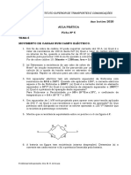 Ficha 6 - FISICA II - Tema 6-Movimento de Cargas Num Campo Eléctrico. 16 Agosto 2020