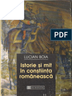 Lucian Boia - Istorie Și Mit În Conștiința Românească, 1997