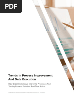 Trends in Process Improvement and Data Execution