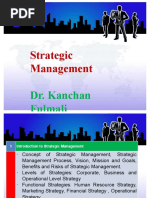 Strategic Management: Dr. Kanchan Fulmali