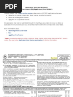 Information About The Wisconsin Driver License (DL) Application (Form MV3001)