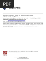 Statelessness Violation or Conduit For Violation of Human Rights