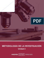 Unidad Ii - Contenido - Metodología de La Investigación