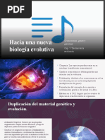 Hacia Una Nueva Biología Evolutiva