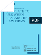 Template To Use When Researching Law Firms: Created by Simranjeet Kaur Mann