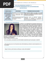 FICHA 2 - SESIÓN - APRENDIZAJE - HÍBRIDA - CVI - CT - CE - Enfermedades Respiratorias - 2°