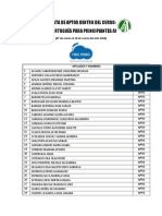 LISTA DE APTOS DENTRO DEL CURSO Portugués para Principiantes A1