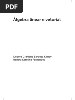 Debora Cristiane Barbosa Kirnev, Renata Karoline Fernandes - Álgebra Linear e Vetorial-Editora e Distribuidora Educacional S.A (2015)