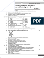 Board Question Paper: July 2020: Science and Technology Part - 2