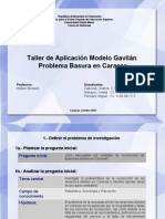 Taller de Recolección de Desechos Sólidos en Caracas (Modelo Gavilán)