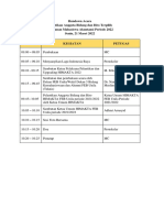 Rundown Acara Pelantikan & Upgrading HIMAKTA 2022